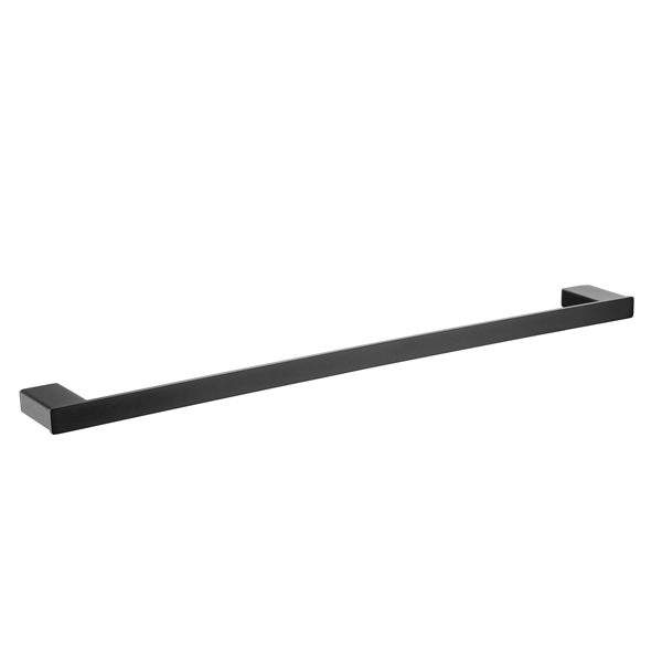 Porta Toalha Black Matte 7x61CM LX7124B