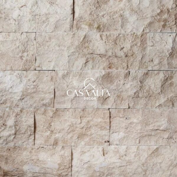 TRAVERTINO - ROCKFACE <br> 10cm x free ou free 10 <br> (valor por m²)