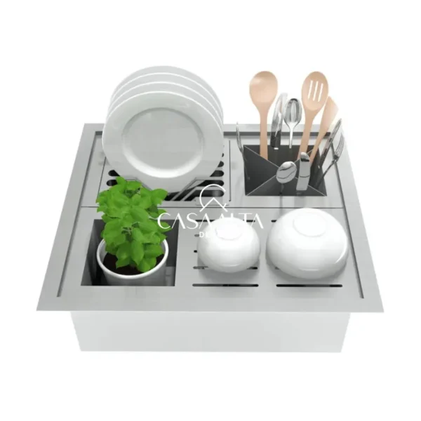 Canal Quadratino - 450x400x140mm com Acessorios 10450